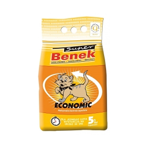 Żwirek higieniczny dla kotów Super Benek Economic 5l