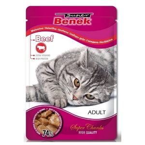 Super Benek kot Adult Mix Saszetka 24 x 100 g