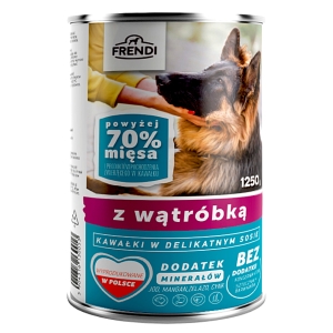 Frendi karma mokra dla psa z wątróbką w sosie 1250 g x 8 szt