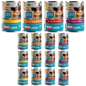 Zestaw Frendi dla psa Mix smaków 16 puszek 1250 g