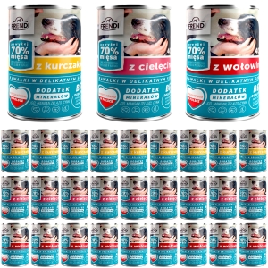 Frendi karma mokra dla psa MIX SMAKÓW 400 g x 30 szt