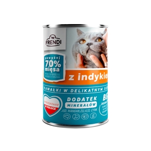 Zestaw Frendi dla kota Mix smaków 40 puszek 400 g