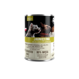 Pet republic Karma mokra dla psa z Jagnięciną w sosie 400 g x 10 szt