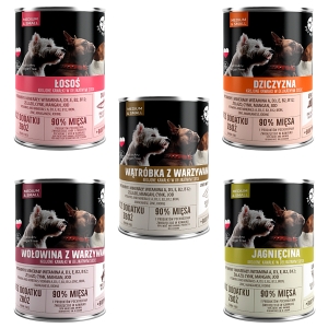 Pet Republic mokra karma dla psa MIX SMAKÓW 30 szt 400 g