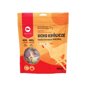 Maced Ucho królicze nadziewane kaczką 500g