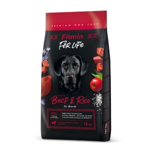Fitmin For Life beef and rice Wołowina i Ryż 12 kg