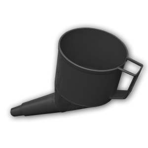 Lejek z sitkiem antystatycznym BLACK ES10BK