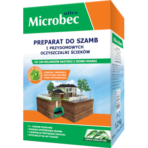 Microbec Ultra zapach eukaliptusa - preparat do szamb 900+300g