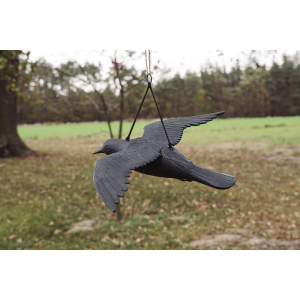 Odstraszacz ptaków - kruk w locie  61/ 44 /13 cm