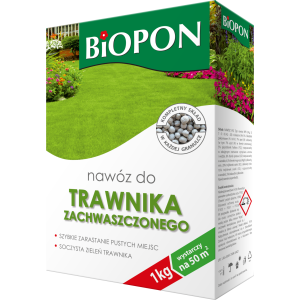 BIOPON Karton 1 kg nawóz do trawnika zachwaszczonego