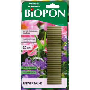 Pałeczki nawozowe uniwersalne 30 szt Biopon