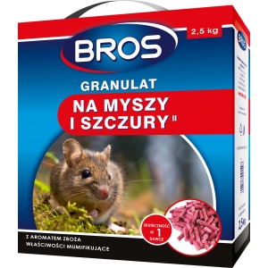 BROS granulat na myszy i szczury 2,5 kg