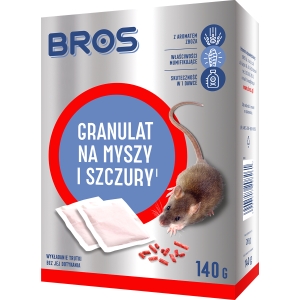 BROS granulat na myszy i szczury 140 g