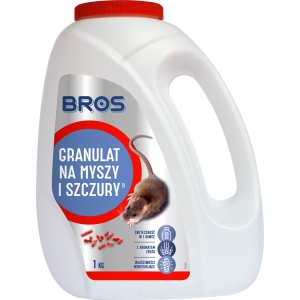BROS granulat trutka na myszy i szczury 1 KG