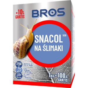 BROS SNACOL 3 GB ZWALCZA ŚLIMAKI 1 kg + 100 g GRATIS