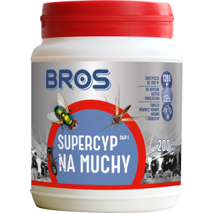BROS Supercyp 6WP - preparat do oprysku na muchy 200g