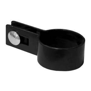 Obejmy końcowe do paneli na słupek Ø 42 mm - Czarne