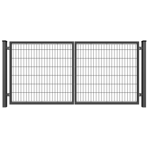Brama panelowa ocynk + kolor - 3,00 m / 1,50 m