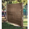 Taśma ogrodzeniowa 19cm x 35m - 1 szt. BRĄZOWA