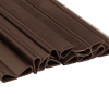 Klipsy do taśm ogrodzeniowych 450g - brązowe - 19 CM