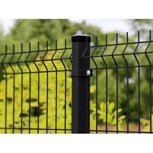 Panele ogrodzeniowe 123cm/5mm - Czarne