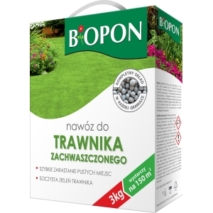 BIOPON Karton 3 kg nawóz do trawnika zachwaszczonego
